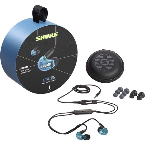 Shure SE215 Earphone, Blue W/MODEL: RMCE-UNI Shure - 2